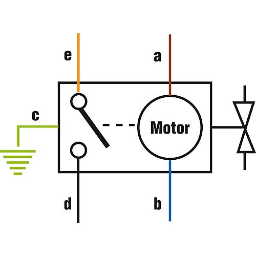 Three-way zone valve, Solar, with limit switch Standard 2