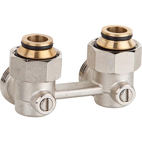 Double ball valve coupling Standard 1