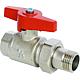 Ball valve IT x ET with butterfly handle