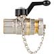 Tappy ball valve with aluminium lever, 40 bar, DN 15 (1/2") Standard 1