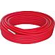 Multi-layer composite piping PEXAL 16x2mm, roll of 50m in red protective tube