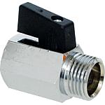 Mini ball valve, IT x ET, with short lever PN 10