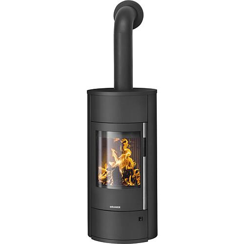 Wood stove Oranier Polar Neo Vantage W+, black steel, body black steel