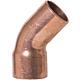 Copper soldering fitting
Elbow 45°, (i x a)