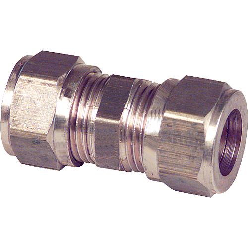 Compression fitting made of brass, straight screw connection Standard 1