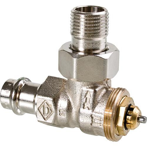 V-exact II thermostatic valve body, with pre-set