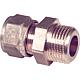 Compression fitting made of brass, screw-in connection (ET) Standard 1