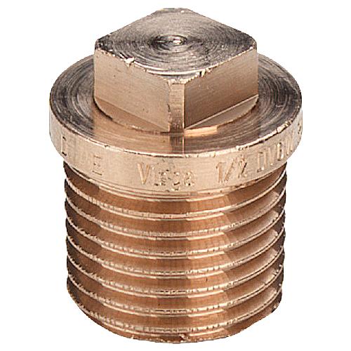 Raccord fileté bronze 
Bouchon avec butée Standard 1