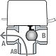 Motorised 3-way zone valves (with return spring) - solar, ET Standard 4