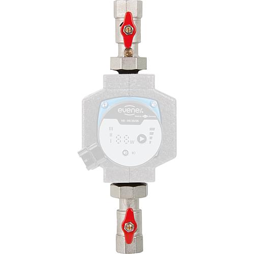 Vorlaufset Easyflow R1"xF1" mit SKB, Typ 10 ohne Thermometer, ohne Isolierung Anwendung 1