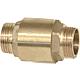 Non-return valve, ET with both sides with metal insert and Viton seal, max. operating pressure 35 bar Standard 1