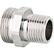 Screw connector Straight ET x ET 1/2 ET x Eurocone nickel-plated