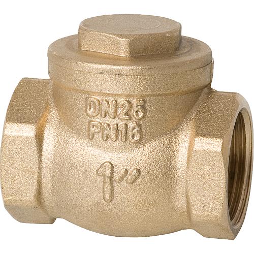 Check valve, IT on both sides with metal seal on the valve flap Standard 2