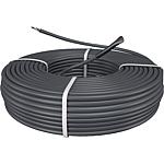 Floor heating cable, electric