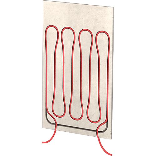 Wall heating / cooling dry construction system Standard 1