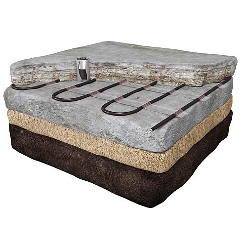 Eis- und Schneeheizmatte Outdoor Mat Anwendung 2