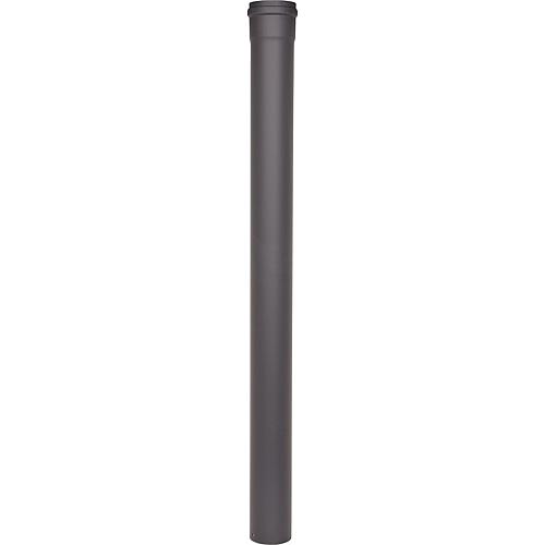 Tube gaz échappement pellet 1000 mm diam 80 mm, laqué avec joint silicone