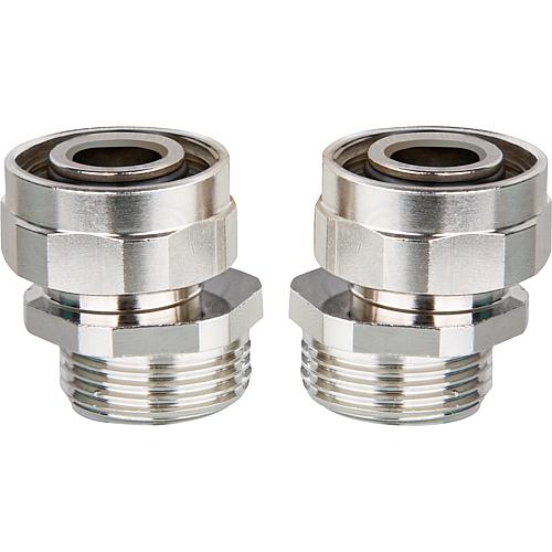 S-Anschluss-Set G3/4" x G3/4" Achsabstand min.40/50-max.60/50 Heimeier 1354-02.362