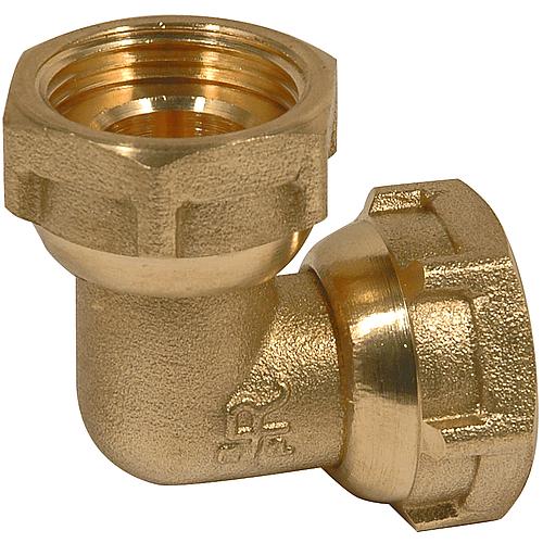 Brass bracket 90° (union nut)