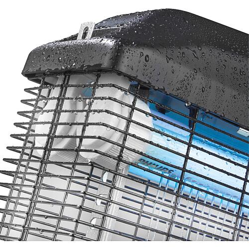 Plastic insect killer with UV lamp IPX 4 Anwendung 4