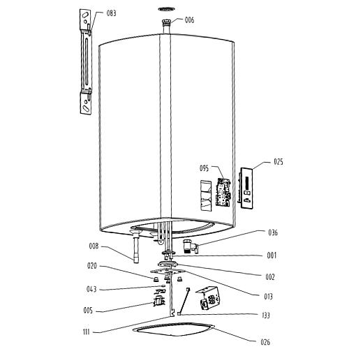 Ersatzteile zu Warmwasserspeicher - OTG 30 - 100 Slim EVE (Nach BJ 10.2015) Standard 1