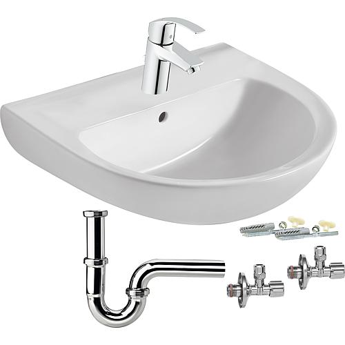 Kit vasque paquet de marque Ideal-Standard, Grohe, Viega Schell, Fischer