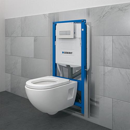 Duofix wall-hung WC, 980 mm, with flush-mounted Omega cistern Anwendung 1