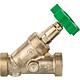 Free-flow valve WS DN15 (1/2ö) non-rising spindle, no dr., DN20 (3/4ö) ET, flat-s.
