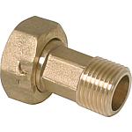 Screw connection for water meter