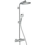 Brause-System Crometta S Showerpipe 240 1jet, mit Thermostat