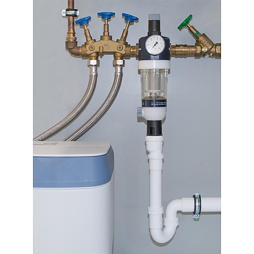 Pipe odour trap for domestic water stations Anwendung 1