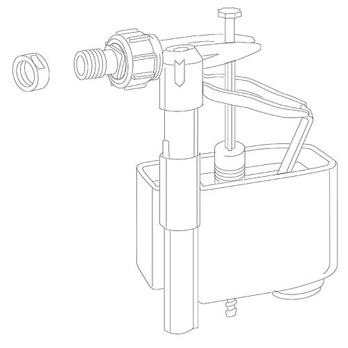 Corallo 1, 2, 3 float valve 3/8” Standard 1