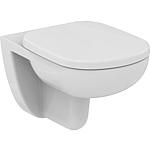 Wall flushdown toilet Eurovit Plus, rimless