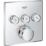 Flush-mounted thermostat Grohe Grohtherm SmartControl, with 3 shut-off valves