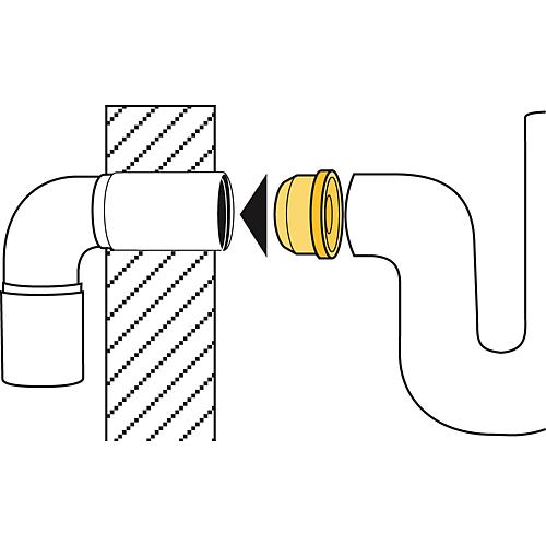 Rubber nipples for metal pipes Standard 2