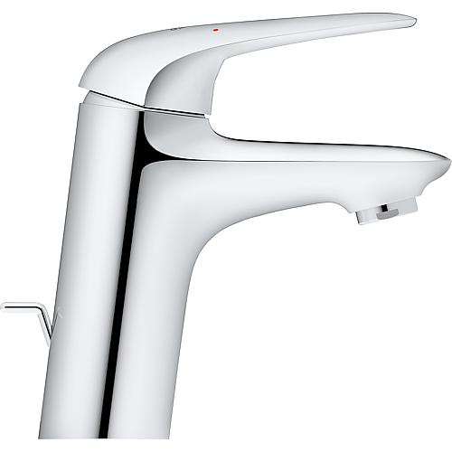 Eurostyle washbasin mixer, with open lever