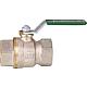 Drinking water ball valve, IT x IT - free of dead space, with steel lever handle Standard 1