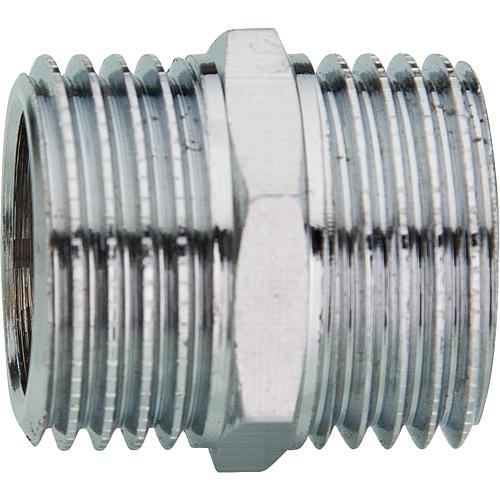 Chrome-plated fitting
Double nipple Standard 1