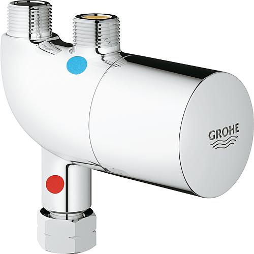 Grohtherm Micro corner valve thermostat with connection set Standard 1