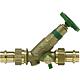 Combined free-flow valve with backflow preventer with drain DN 8 (1/4“)