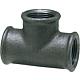 Malleable cast iron fitting, black T-piece 90° (IT) Standard 1