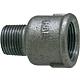 Malleable cast iron fitting, black, reduction sleeve (IT x ET) Standard 1