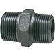 Malleable cast iron fitting, black double nipple (AG)