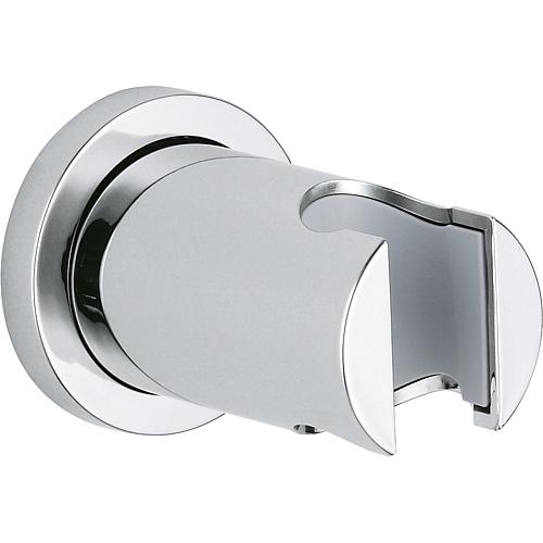 Wall shower holder Rainshower®, with round collar Standard 1