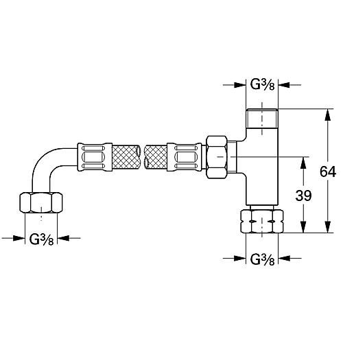 Connection set for Grotherm Micro Standard 2