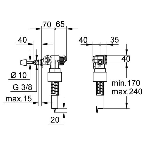 Universal Füllventil DN 10 Standard 2