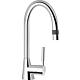 Sink mixer Heinrichschulte Vivana ND with pull-out outlet, projection 175 mm chrome