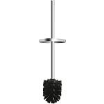 Toilet brush Eldrid/Elean, black, with lid