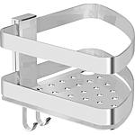 Elenis shower basket, for corner mounting