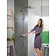 Colonne de douche Crometta E Showerpipe 240 1 jet, avec mitigeur thermostatique Anwendung 1